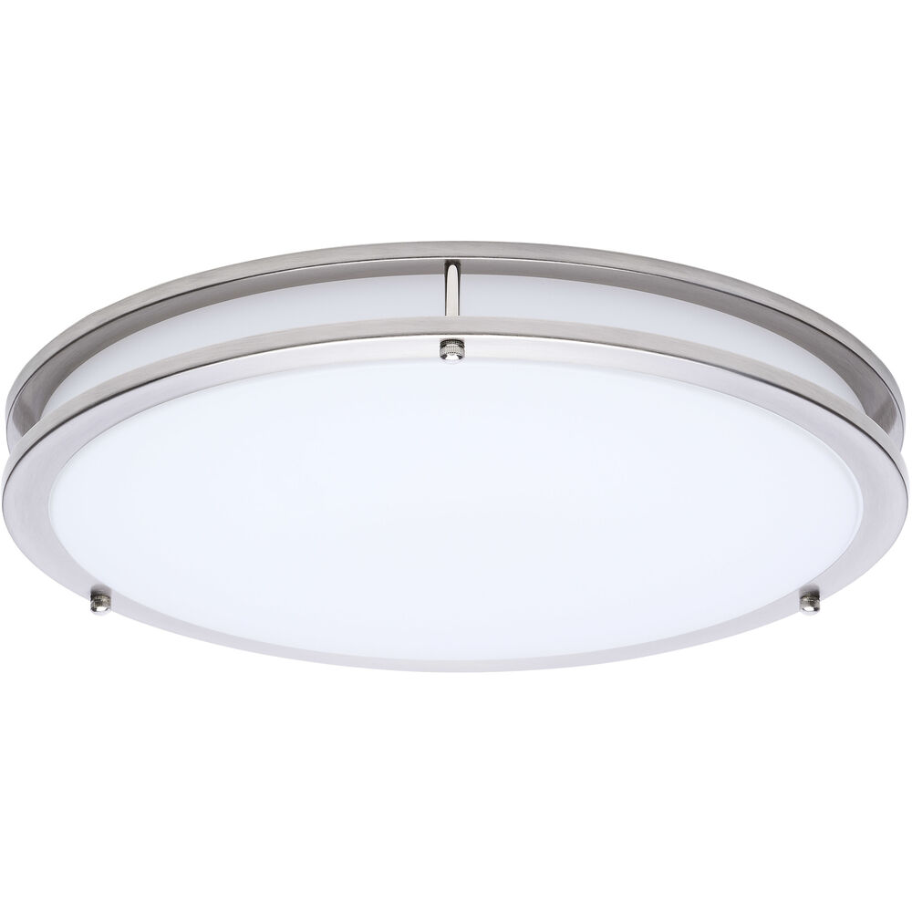 Nuvo Lighting Glamour LED 16.93 Inch Brushed Nickel Flush Mount Ceiling Light