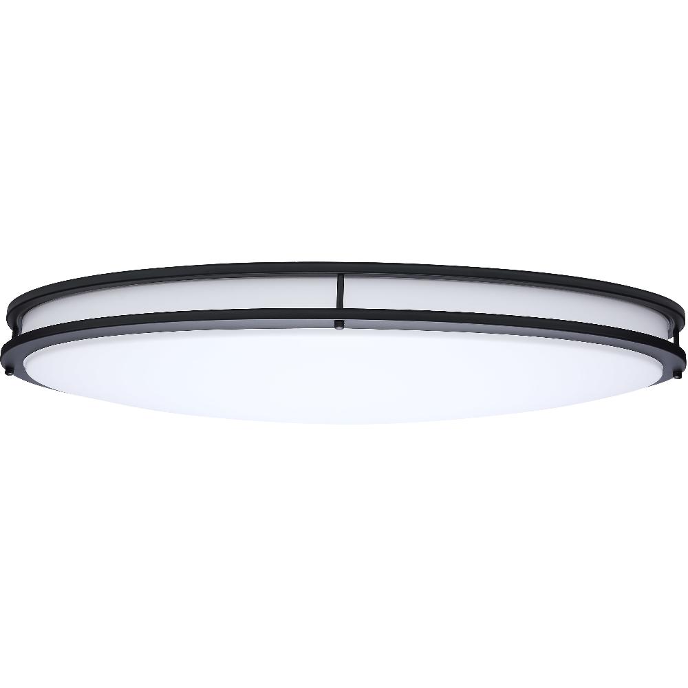 nuvo lighting Glamour LED 17.99 inch Black Oval Flush Mount Ceiling Light