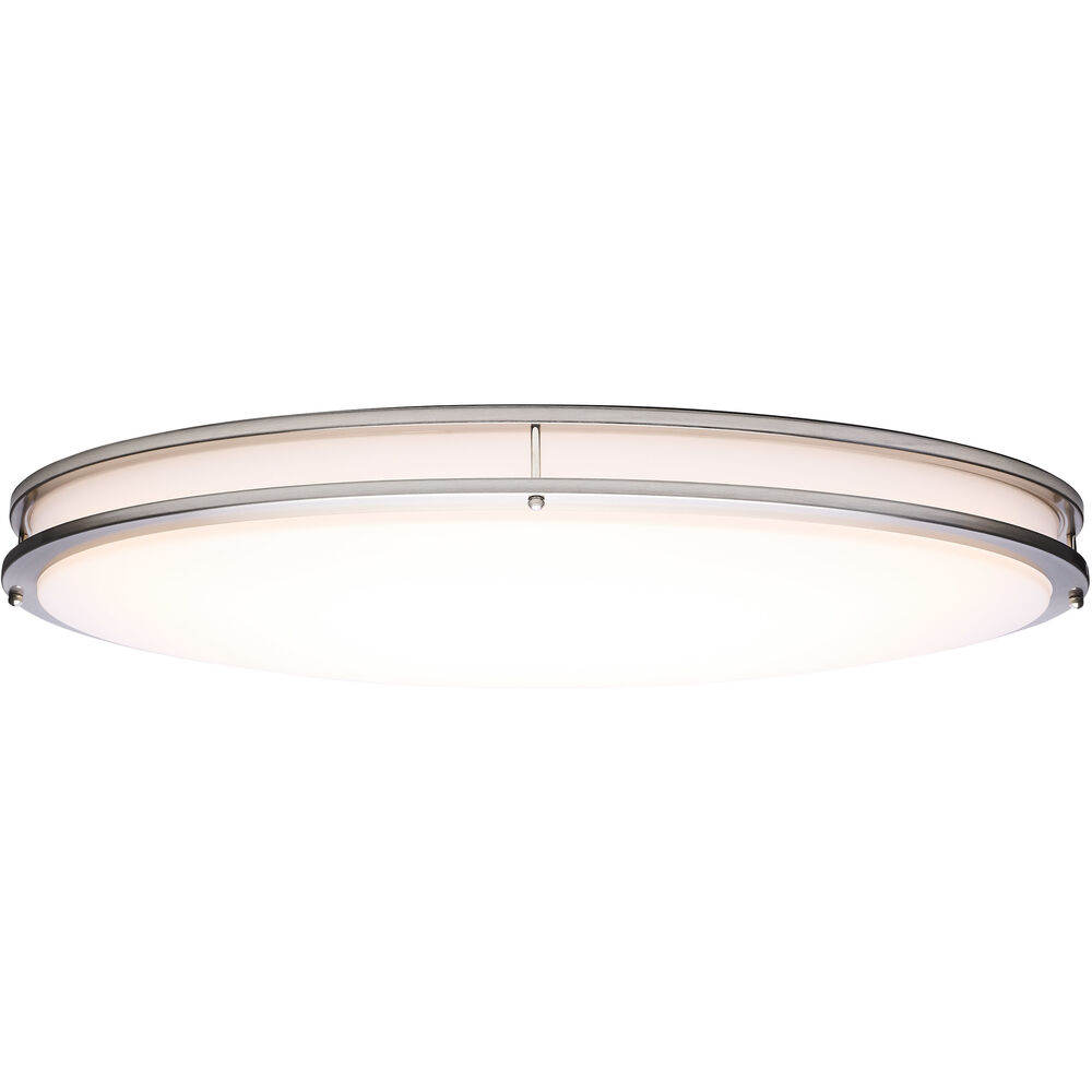 Nuvo Lighting Glamour LED 17.99 Inch Brushed Nickel Close-to-Ceiling Ceiling Light
