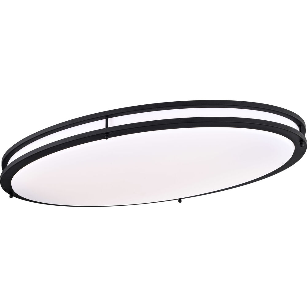 Nuvo Lighting Glamour LED 18 Inch Matte Black Flush Mount Ceiling Light