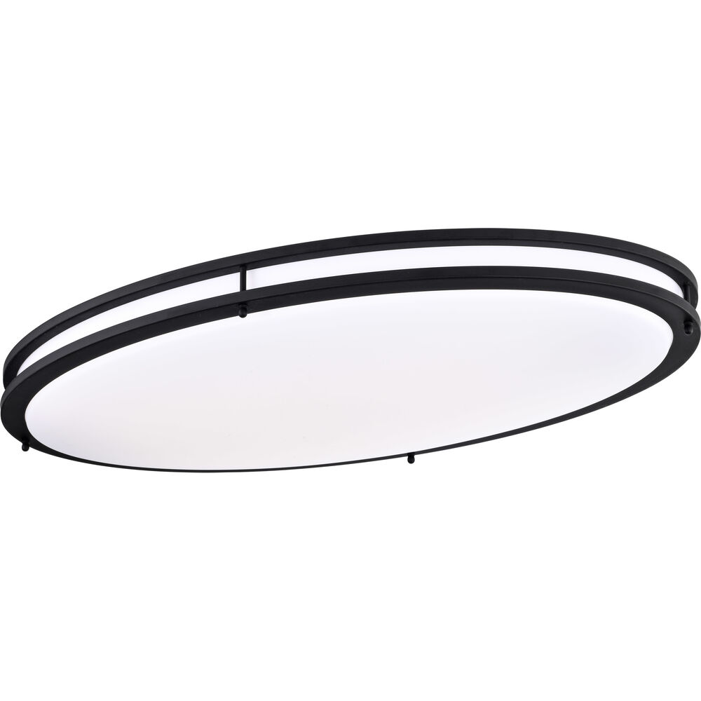 Nuvo Lighting Glamour LED 18 Inch Matte Black Flush Mount Ceiling Light