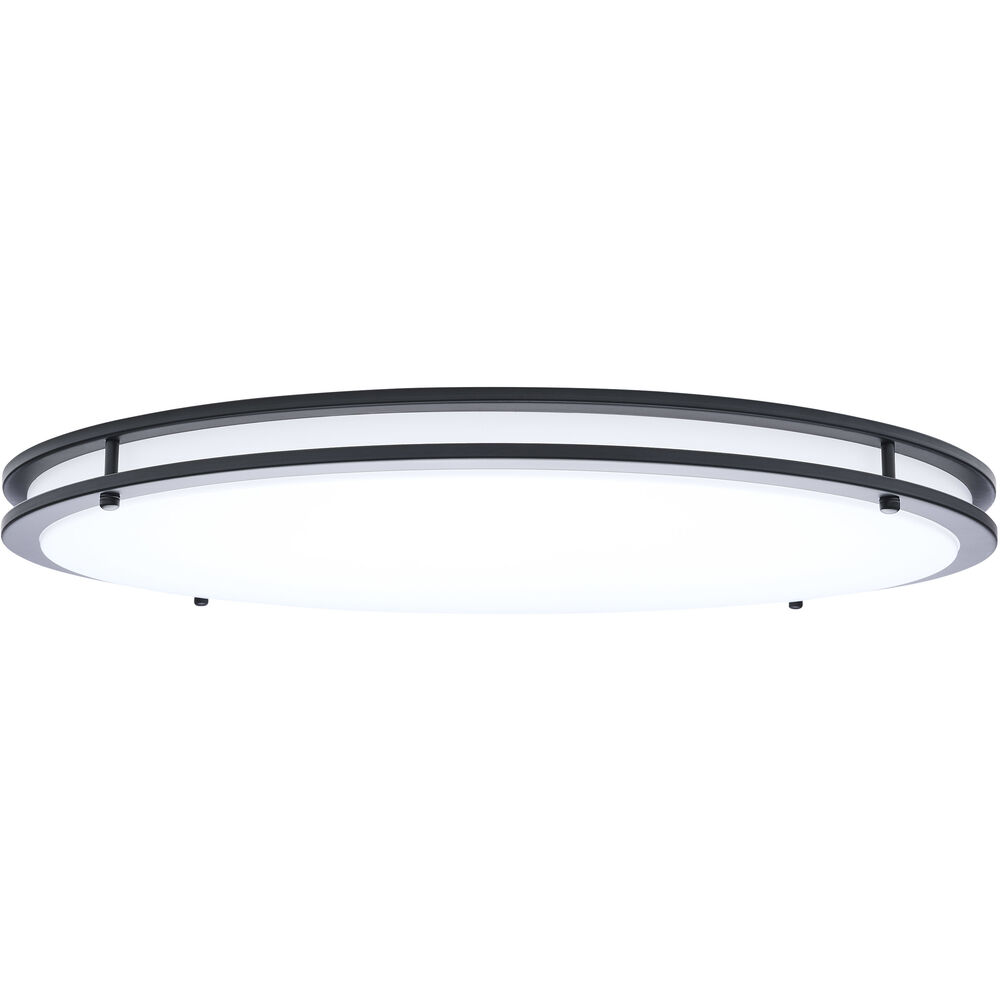 Nuvo Lighting Glamour LED 23.62 Inch Black Flush Mount Ceiling Light