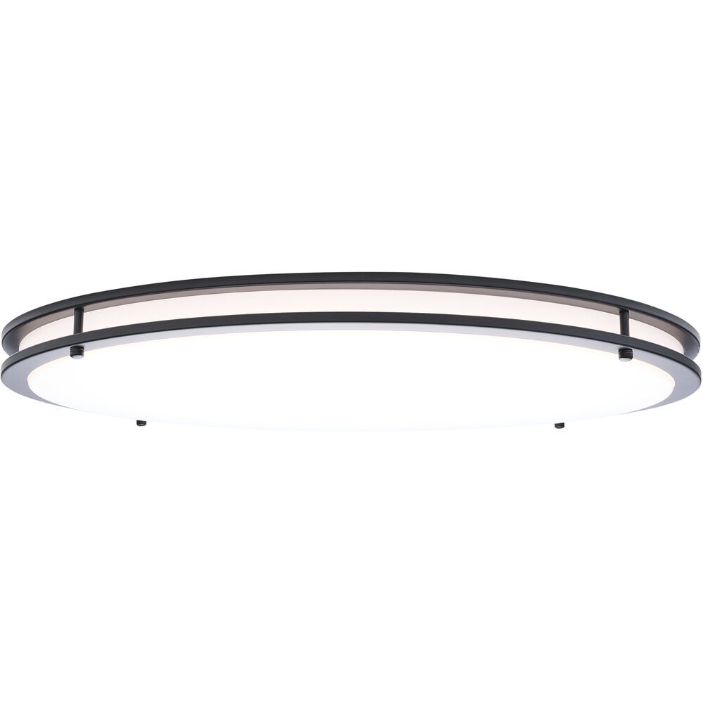 Nuvo Lighting Glamour LED 23.62 Inch Black Flush Mount Ceiling Light
