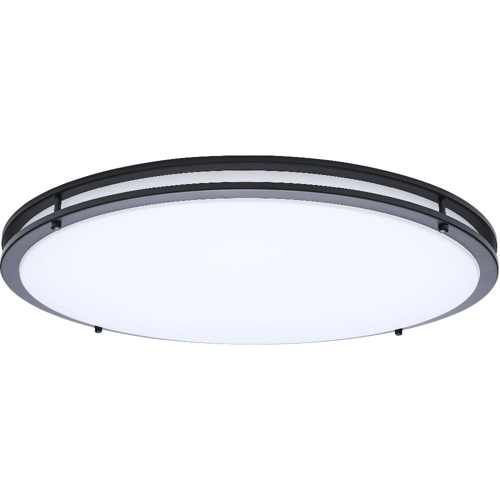 nuvo lighting Glamour LED 23.62 inch Black Flush Mount Ceiling Light