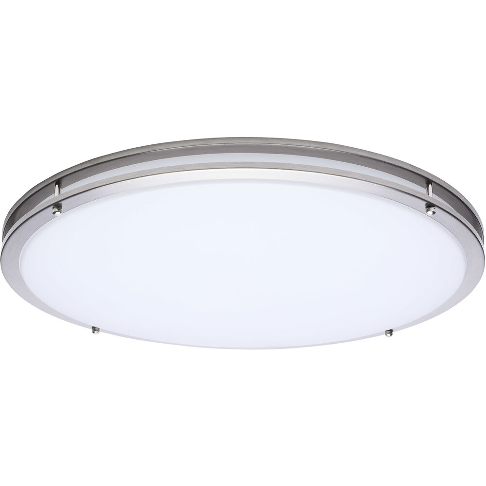 Nuvo Lighting Glamour LED 23.62 Inch Brushed Nickel Flush Mount Ceiling Light