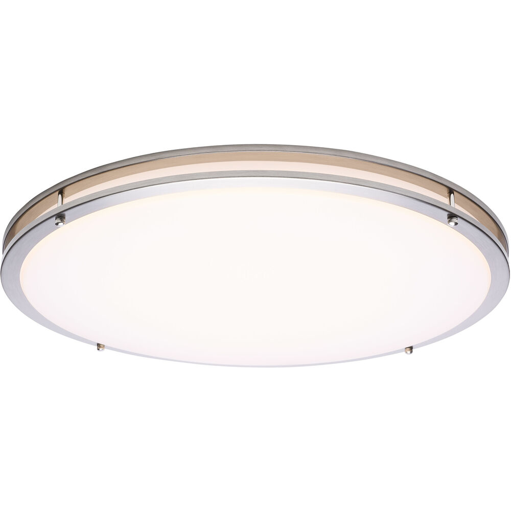 Nuvo Lighting Glamour LED 23.62 Inch Brushed Nickel Flush Mount Ceiling Light