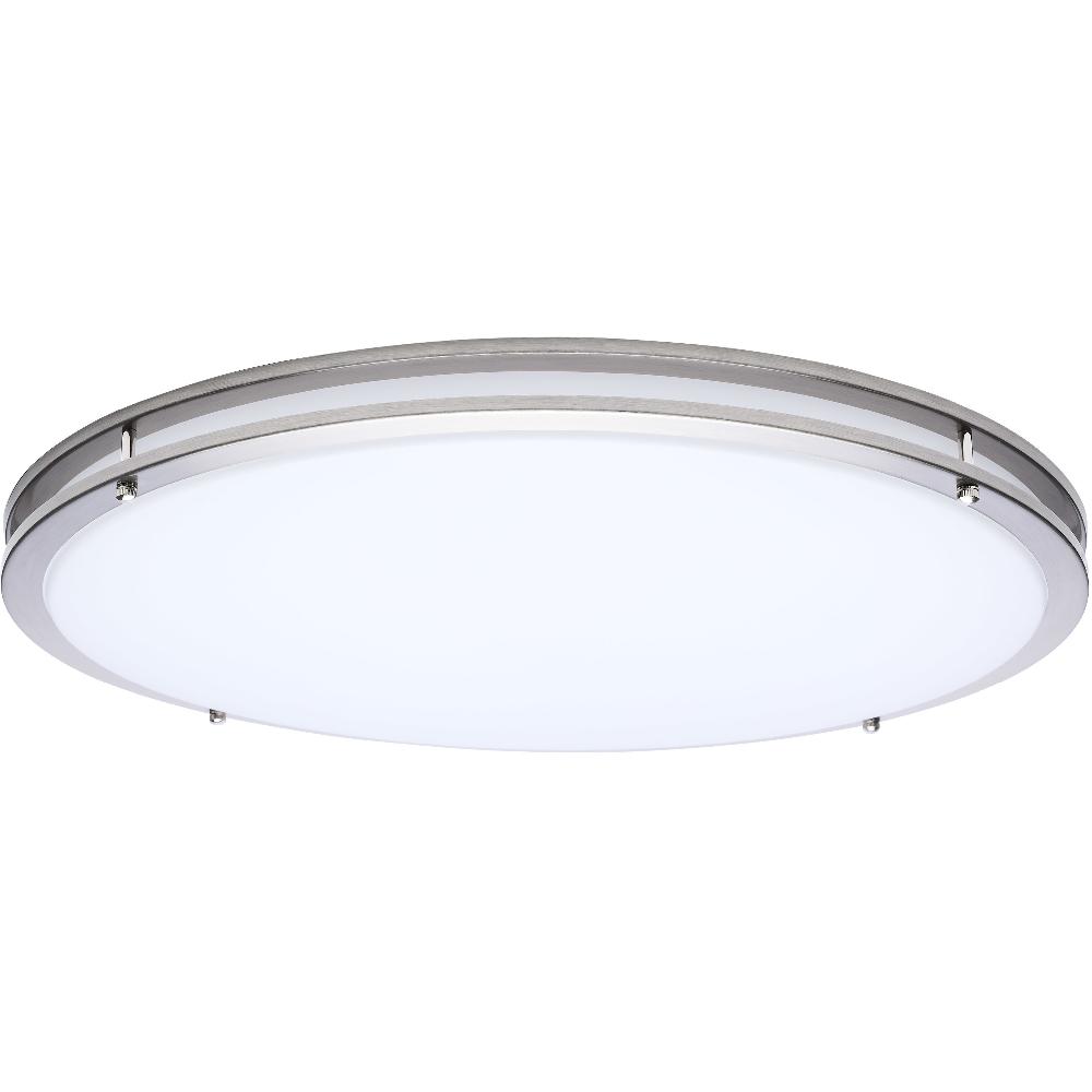 nuvo lighting Glamour LED 23.62 inch Brushed Nickel Flush Mount Ceiling Light