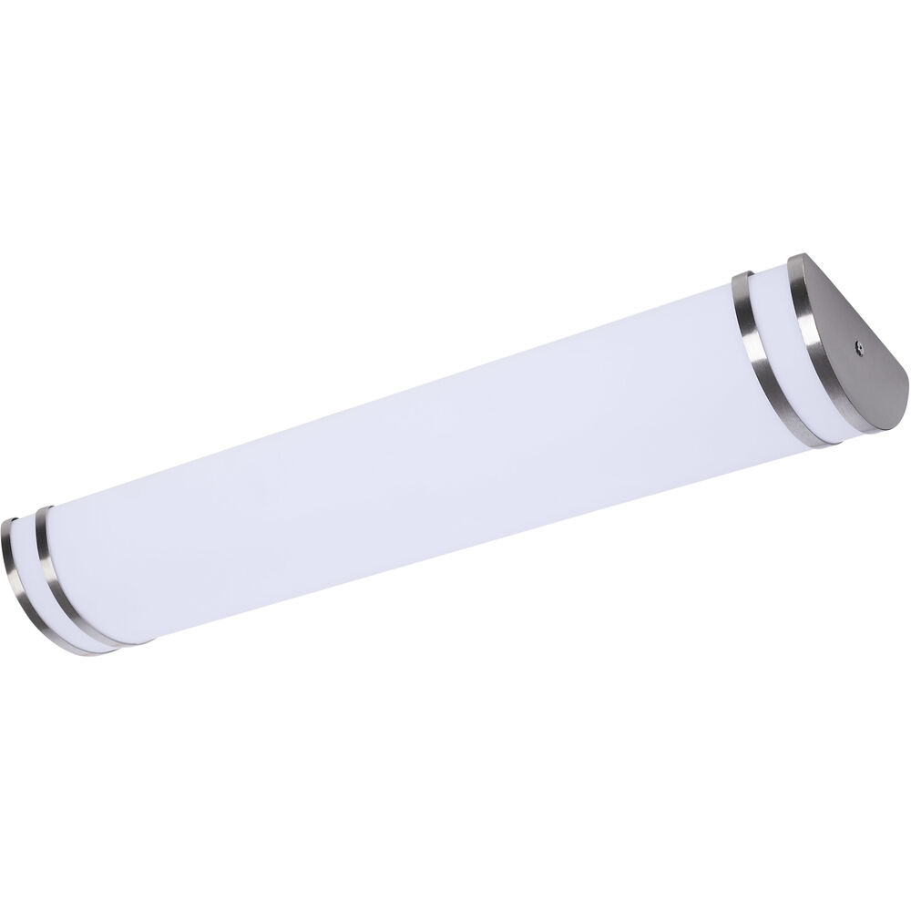 Nuvo Lighting Glamour LED 24.02 Inch Brushed Nickel Bath Vanity Light Wall Light