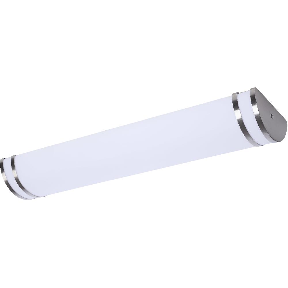 nuvo lighting Glamour LED 24.02 inch Brushed Nickel Bath Vanity Light Wall Light