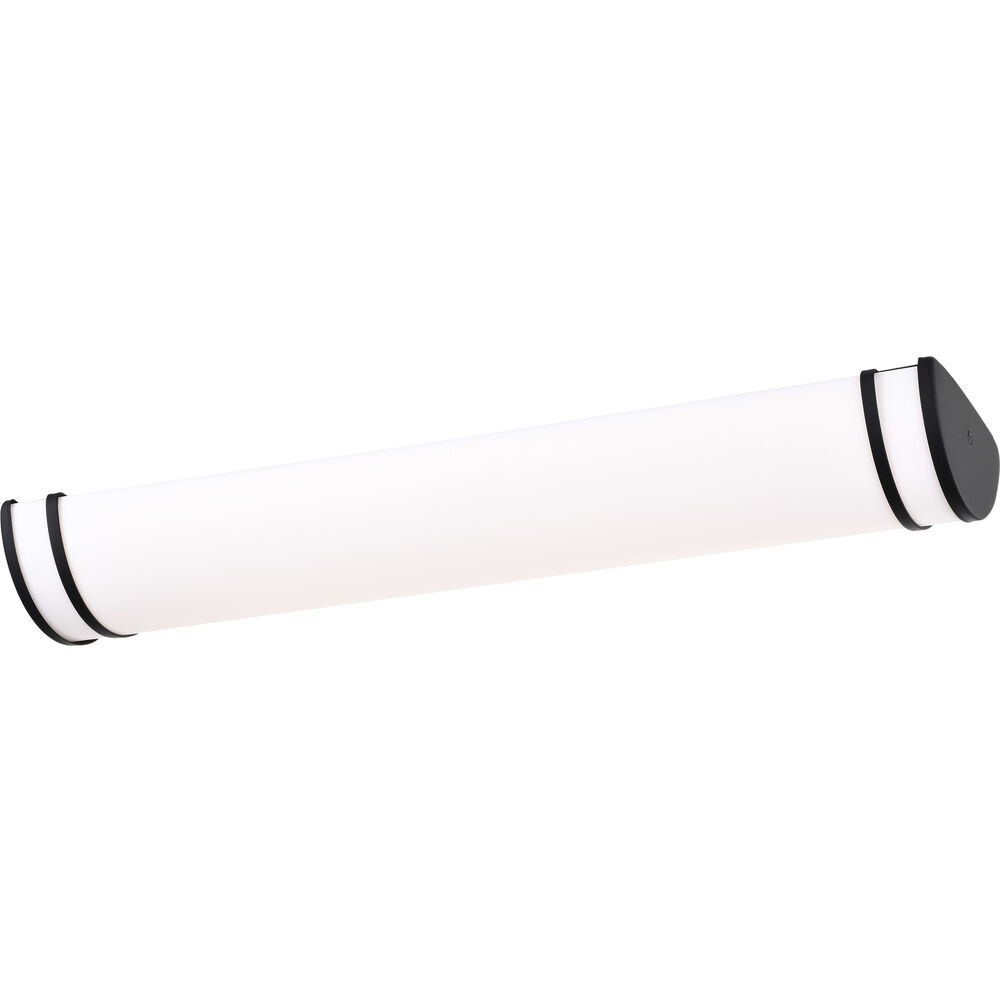 Nuvo Lighting Glamour LED 25 Inch Matte Black Vanity Light Wall Light