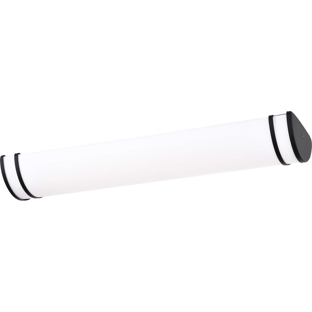 Nuvo Lighting Glamour LED 25 Inch Matte Black Vanity Light Wall Light