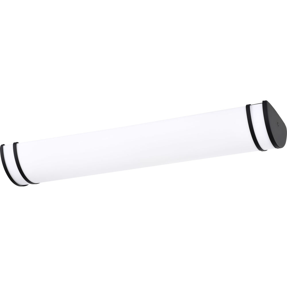 Nuvo Lighting Glamour LED 25 Inch Matte Black Vanity Light Wall Light