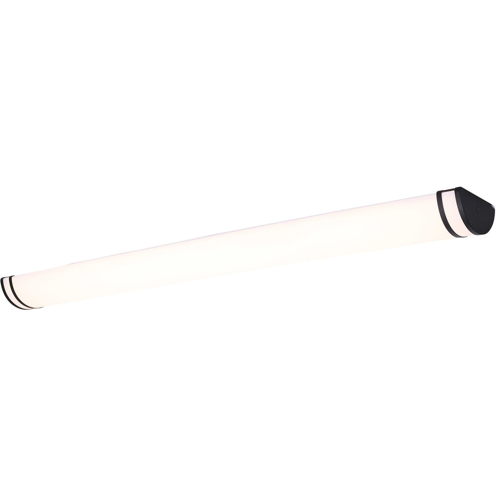 Nuvo Lighting Glamour LED 48.98 Inch Black Bath Vanity Light Wall Light