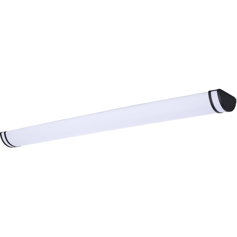 nuvo lighting Glamour LED 48.98 inch Black Bath Vanity Light Wall Light
