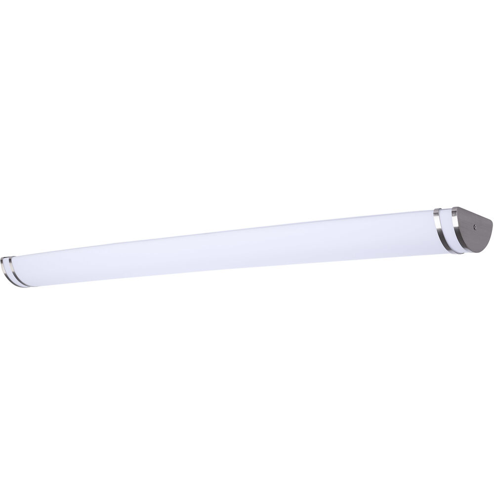 Nuvo Lighting Glamour LED 48.98 Inch Brushed Nickel Bath Vanity Light Wall Light