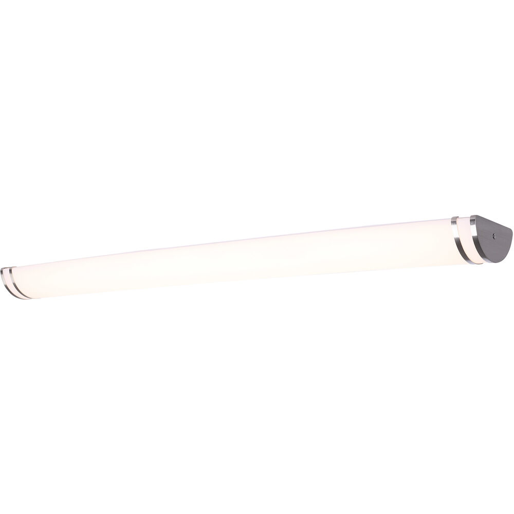 Nuvo Lighting Glamour LED 48.98 Inch Brushed Nickel Bath Vanity Light Wall Light