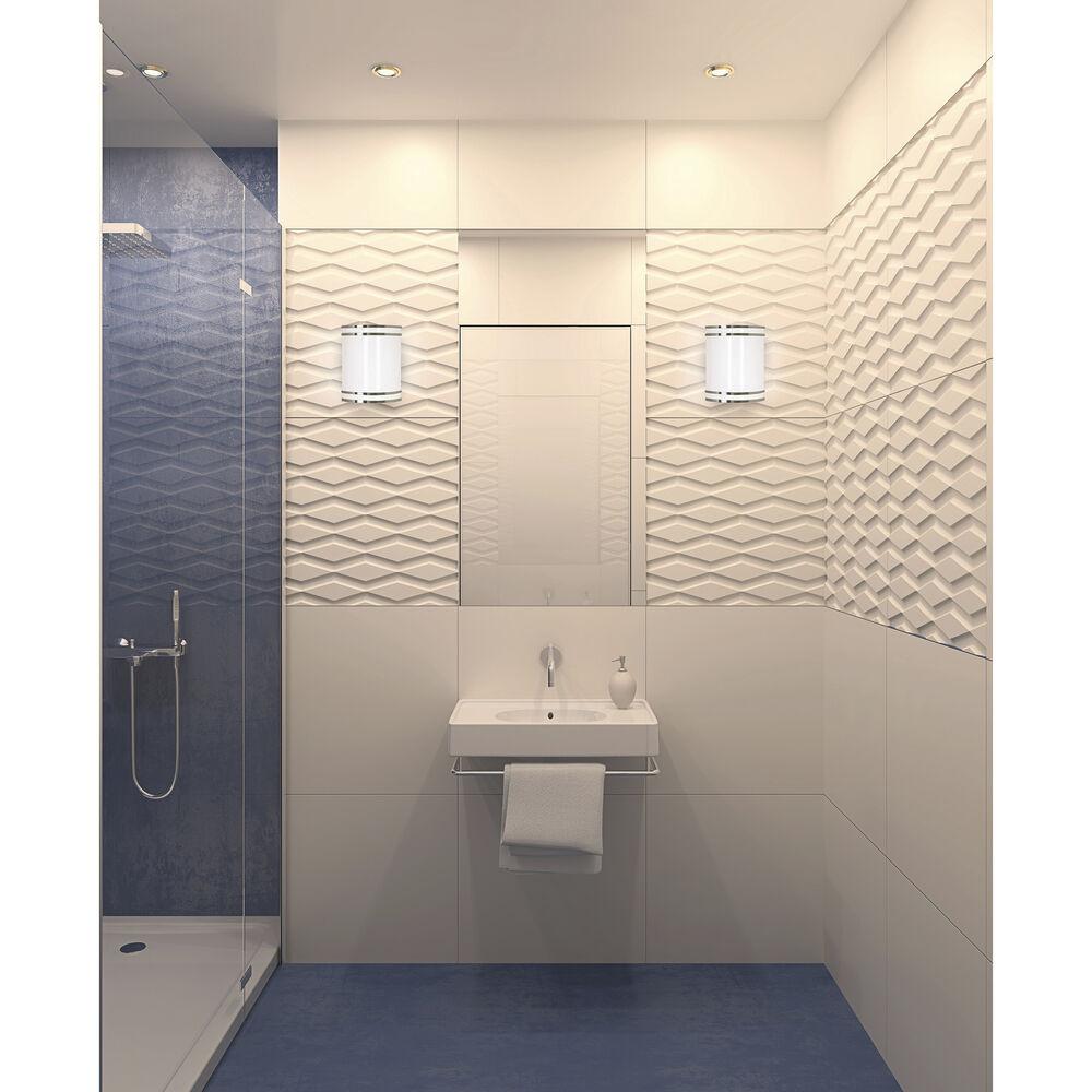 Nuvo Lighting Glamour LED 9 Inch Brushed Nickel ADA Wall Sconce Wall Light