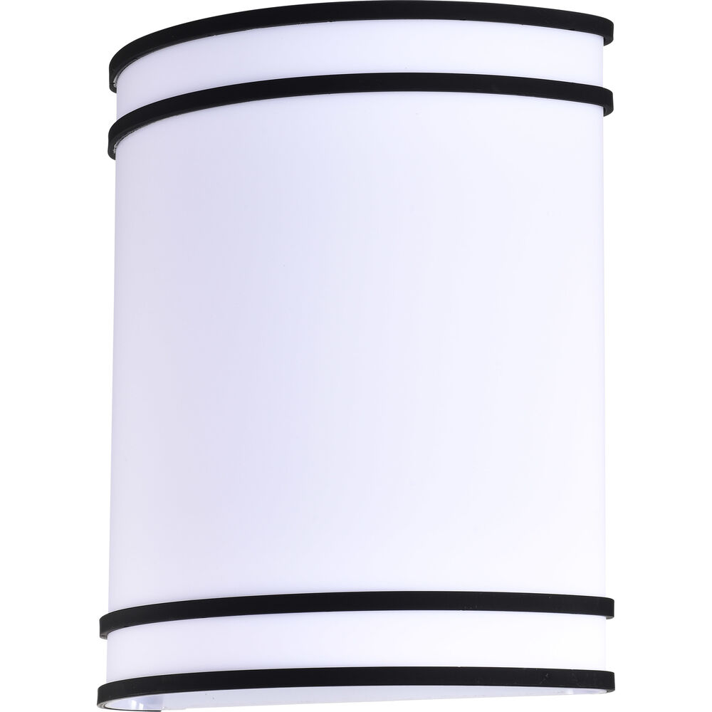 Nuvo Lighting Glamour LED 9 Inch Matte Black ADA Wall Sconce Wall Light