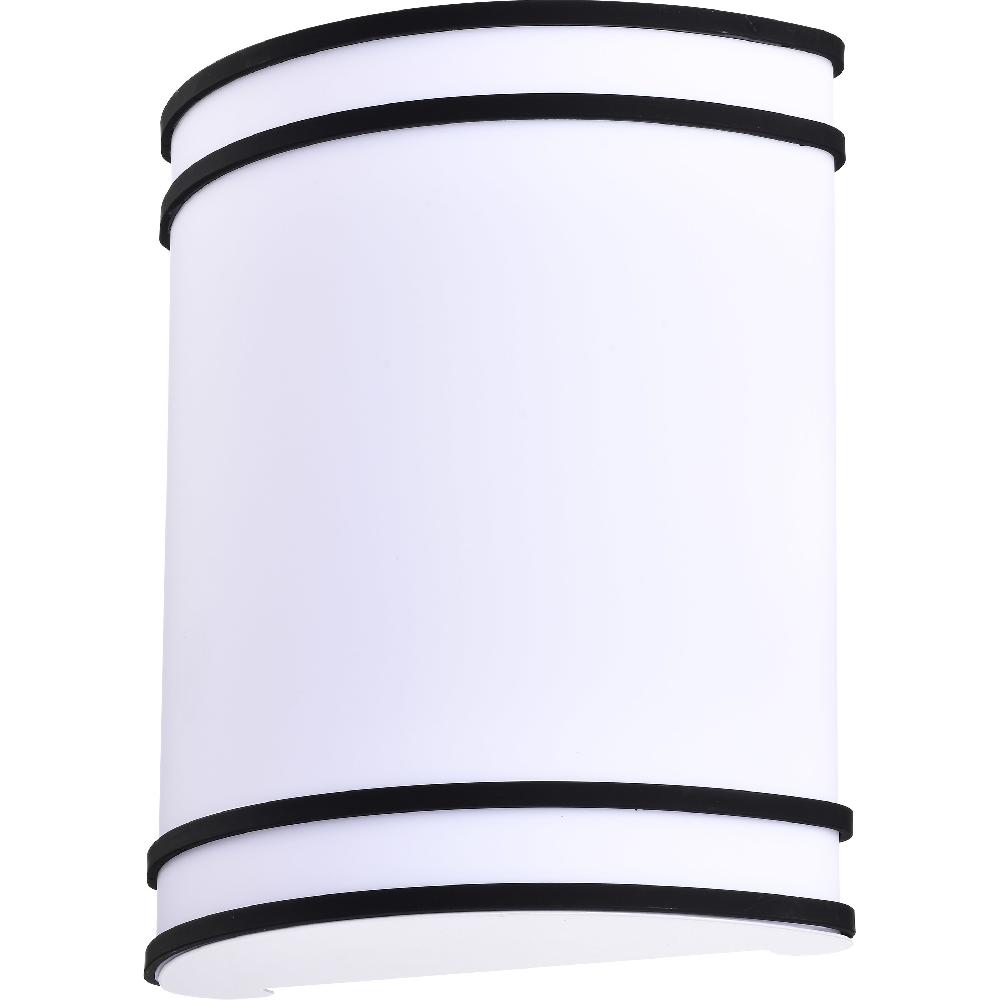 nuvo lighting Glamour LED 9 inch Matte Black ADA Wall Sconce Wall Light