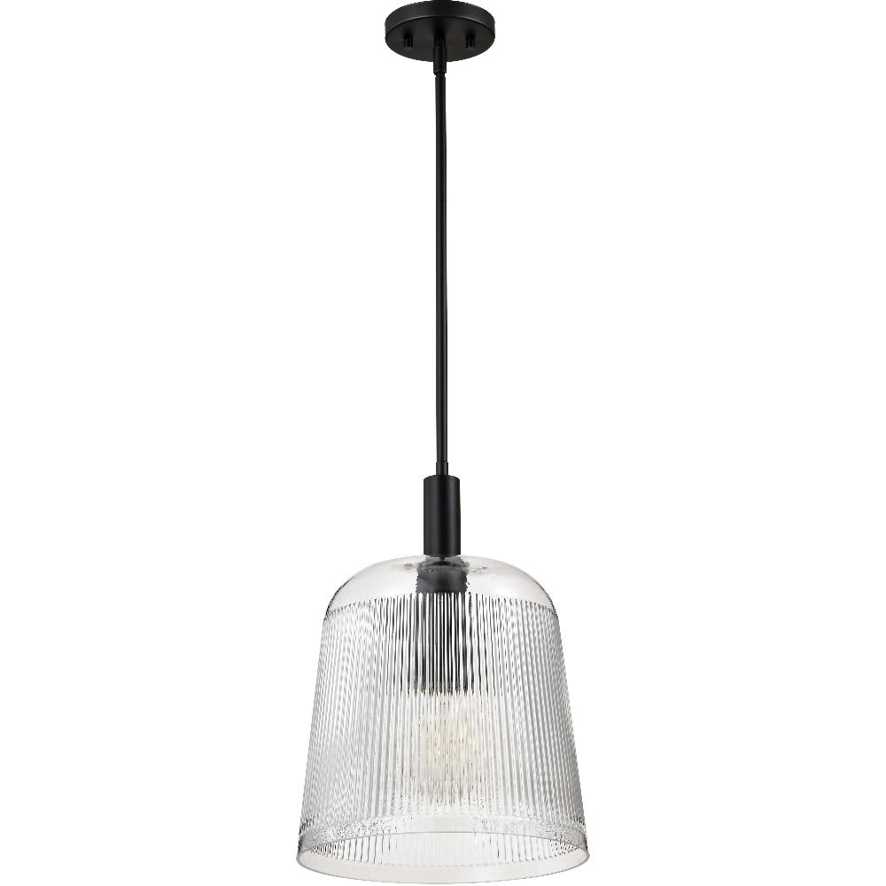 nuvo lighting Grayson 12 inch Matte Black Pendant Ceiling Light