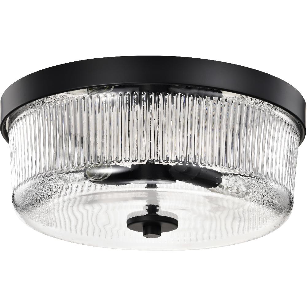 nuvo lighting Grayson 13.5 inch Matte Black Flush Mount Ceiling Light