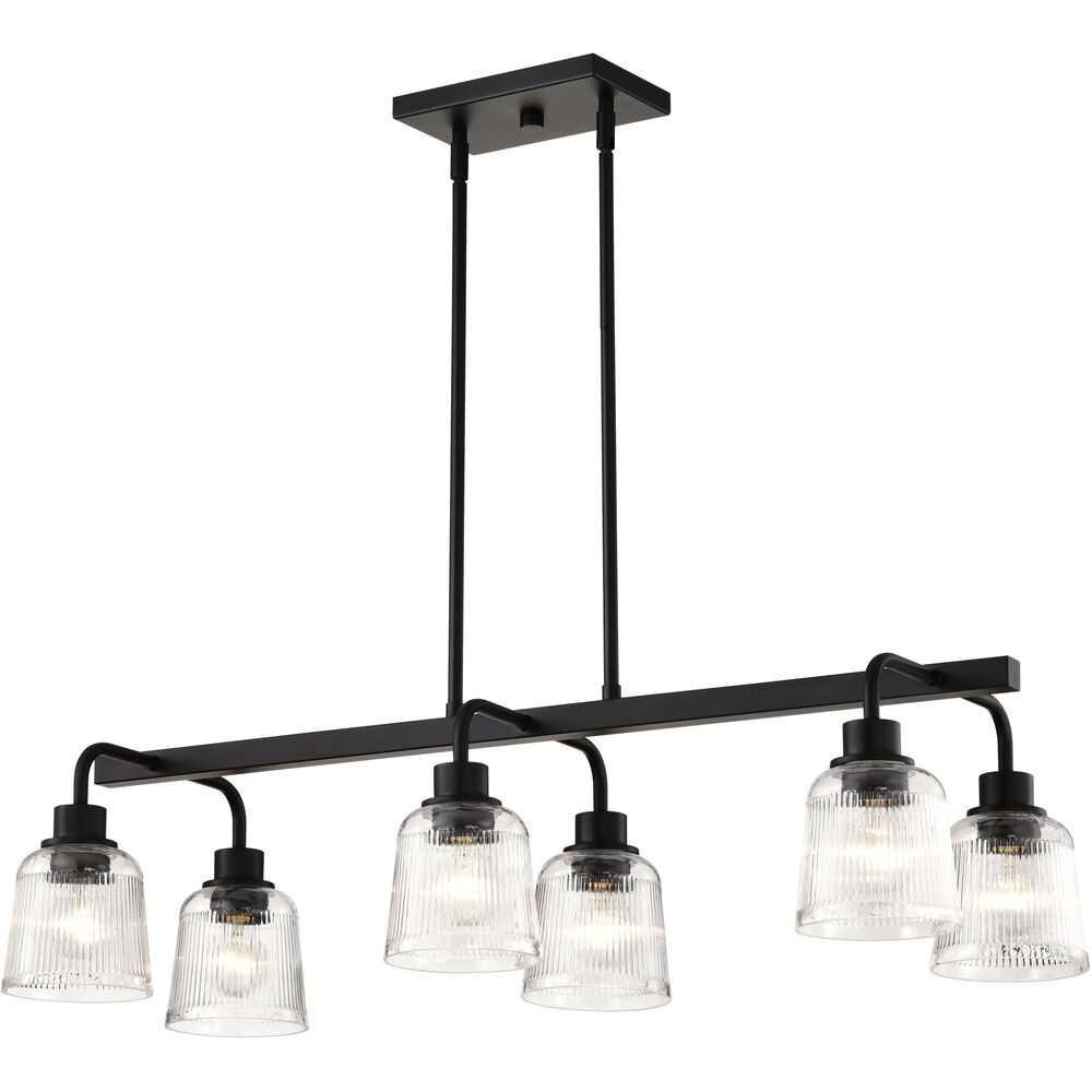Nuvo Lighting Grayson 14.5 Inch Matte Black Pendant Ceiling Light