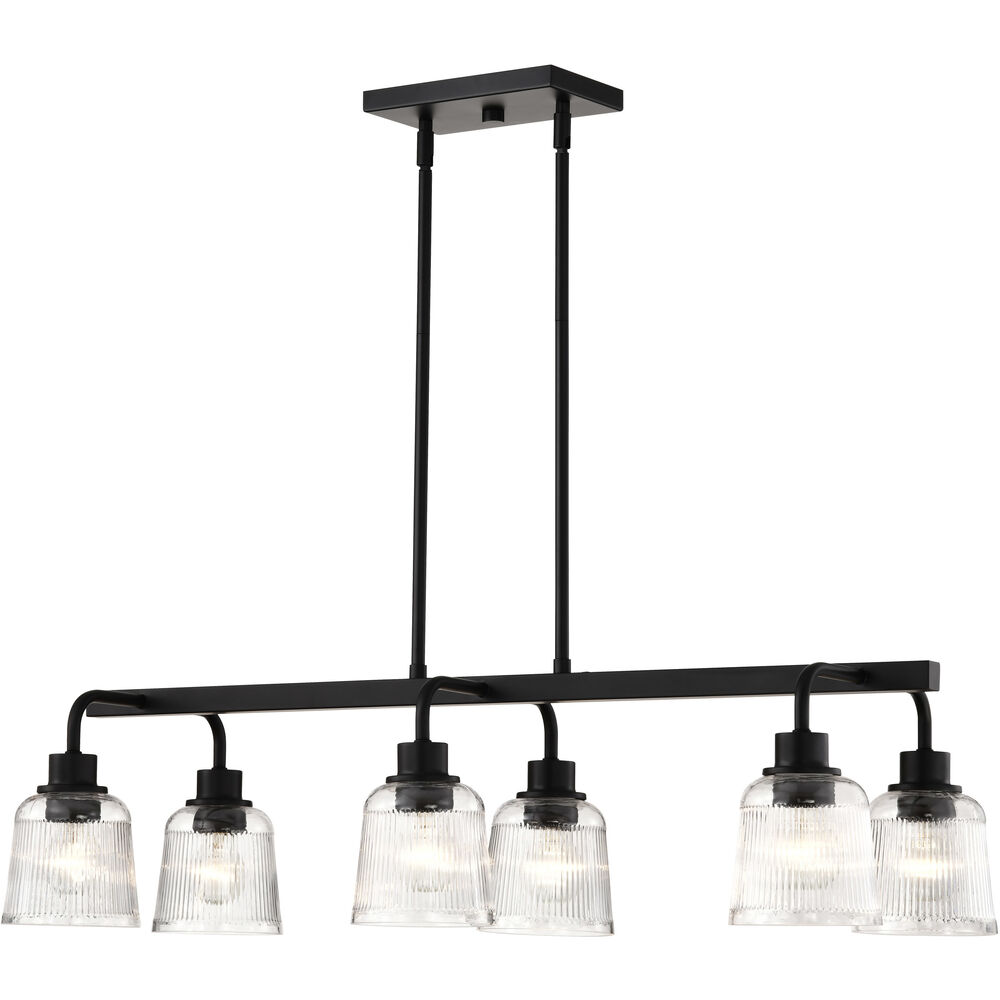 Nuvo Lighting Grayson 14.5 Inch Matte Black Pendant Ceiling Light