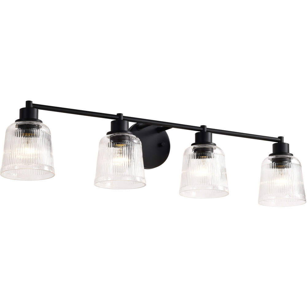 Nuvo Lighting Grayson 33.5 Inch Matte Black Vanity Wall Light