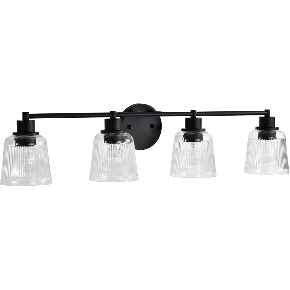 Nuvo Lighting Grayson 33.5 Inch Matte Black Vanity Wall Light
