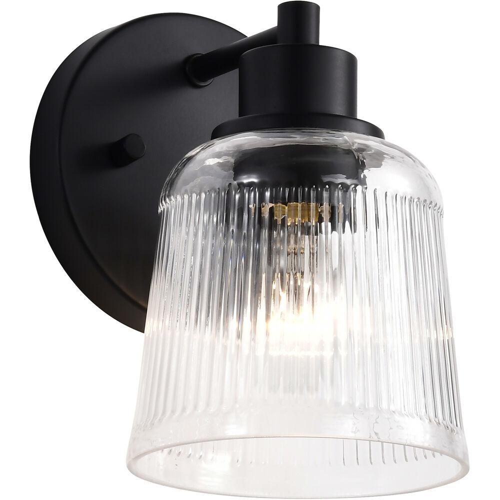 Nuvo Lighting Grayson 5 Inch Matte Black Vanity Wall Light