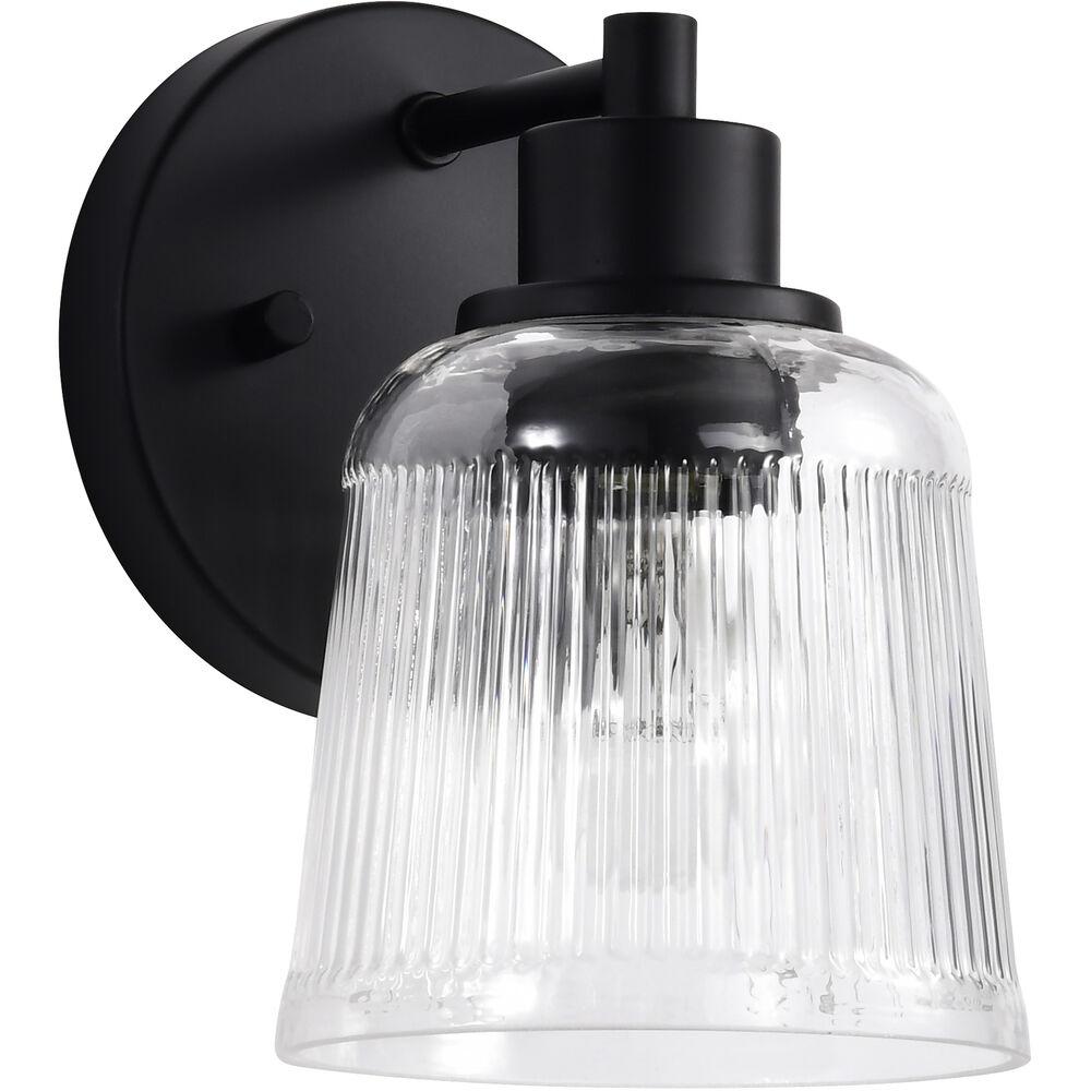 Nuvo Lighting Grayson 5 Inch Matte Black Vanity Wall Light