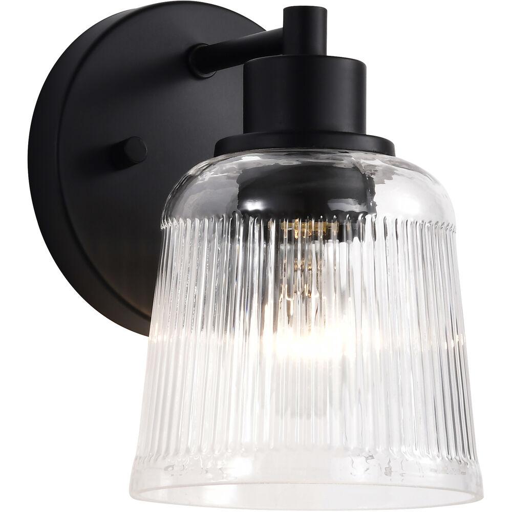 Nuvo Lighting Grayson 5 Inch Matte Black Vanity Wall Light