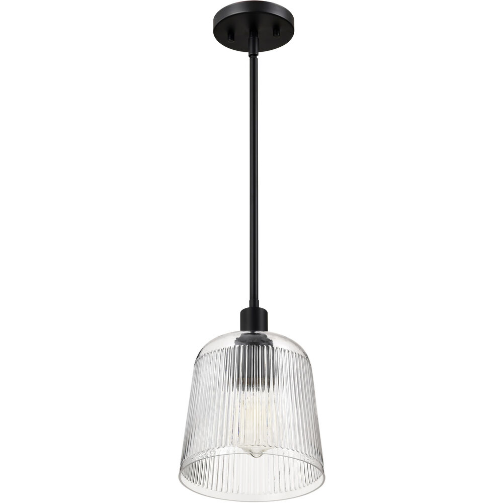 Nuvo Lighting Grayson 8 Inch Matte Black Pendant Ceiling Light