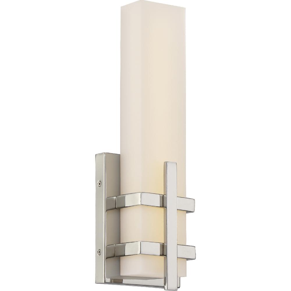 nuvo lighting Grill LED 4 inch Polished Nickel ADA Wall Sconce Wall Light