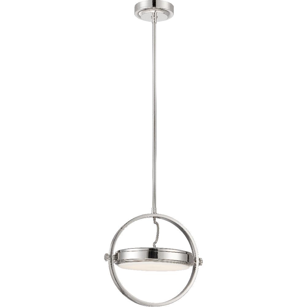 nuvo lighting Gyro LED 12.63 inch Polished Nickel Pendant Ceiling Light