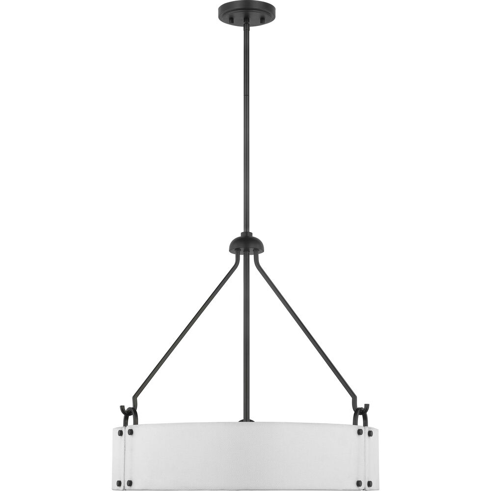 Nuvo Lighting Halter 4 Light 22.63 Inch Matte Black Pendant Ceiling Light