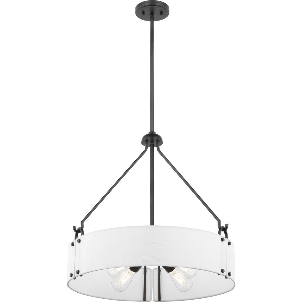 Nuvo Lighting Halter 4 Light 22.63 Inch Matte Black Pendant Ceiling Light
