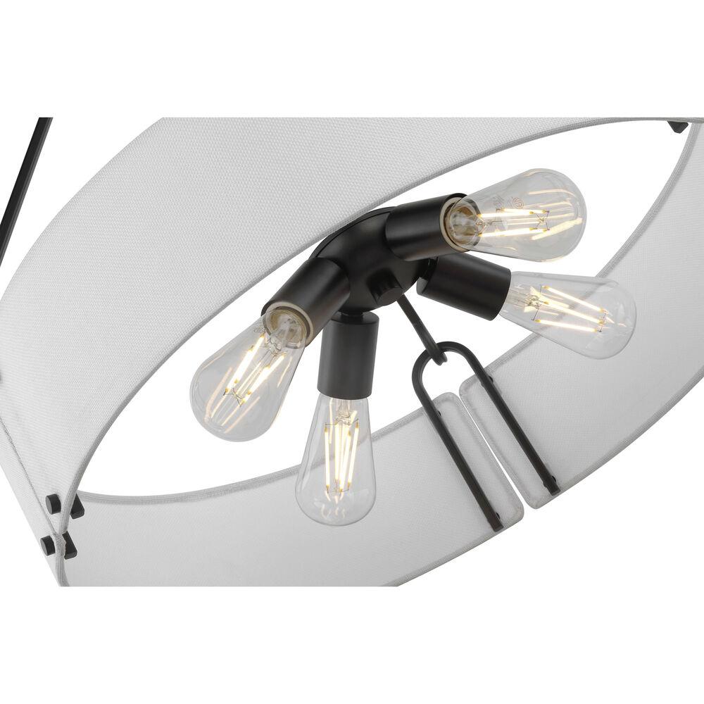 Nuvo Lighting Halter 4 Light 22.63 Inch Matte Black Pendant Ceiling Light