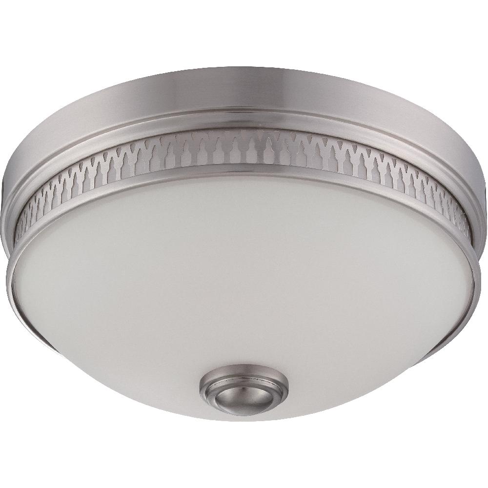 nuvo lighting Harper LED 13 inch Brushed Nickel Flush Mount Ceiling Light