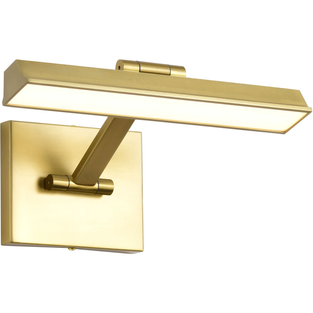 Nuvo Lighting Hazel LED 12.2 Inch Vintage Brass Vanity Wall Light
