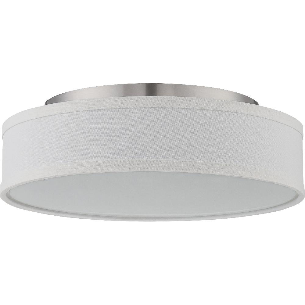 nuvo lighting Heather LED 13 inch Brushed Nickel Flush Mount Ceiling Light