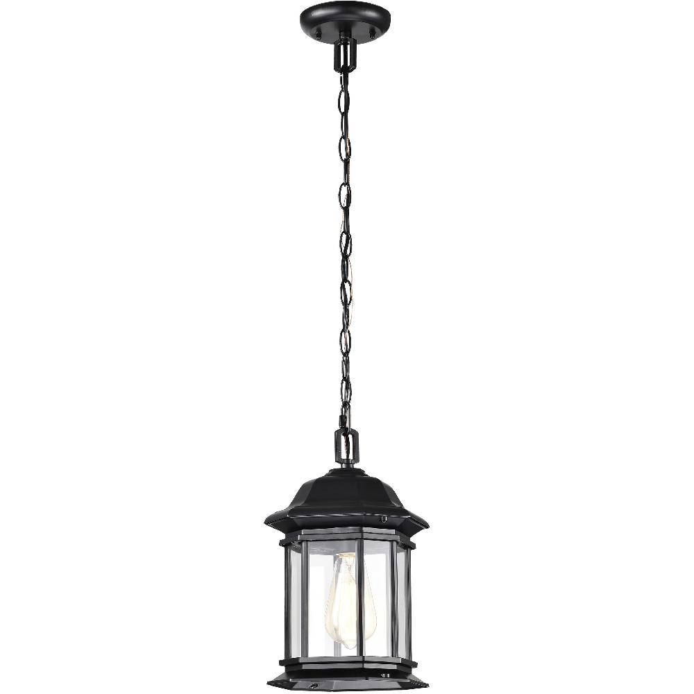 nuvo lighting Hopkins 7 inch Matte Black Outdoor Hanging Lantern
