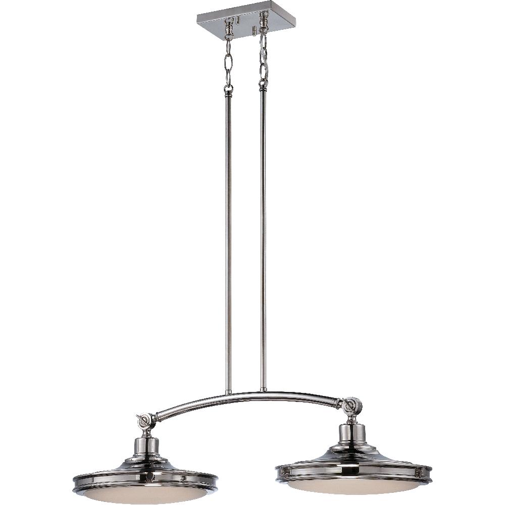 nuvo lighting Houston LED 30 inch Polished Nickel Island Pendant Ceiling Light