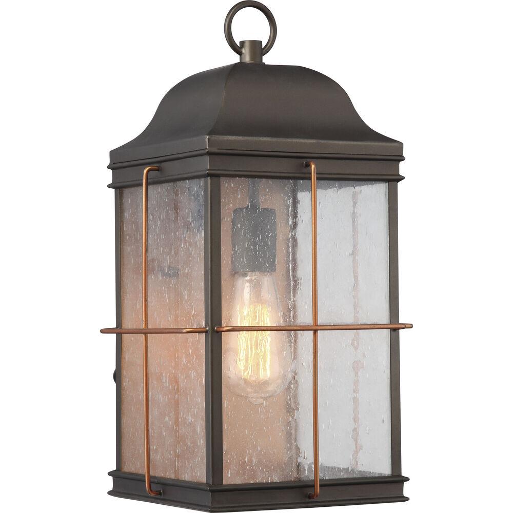 Nuvo Lighting Howell 1 Light 17 Inch Bronze And Copper Accents Outdoor Wall Light