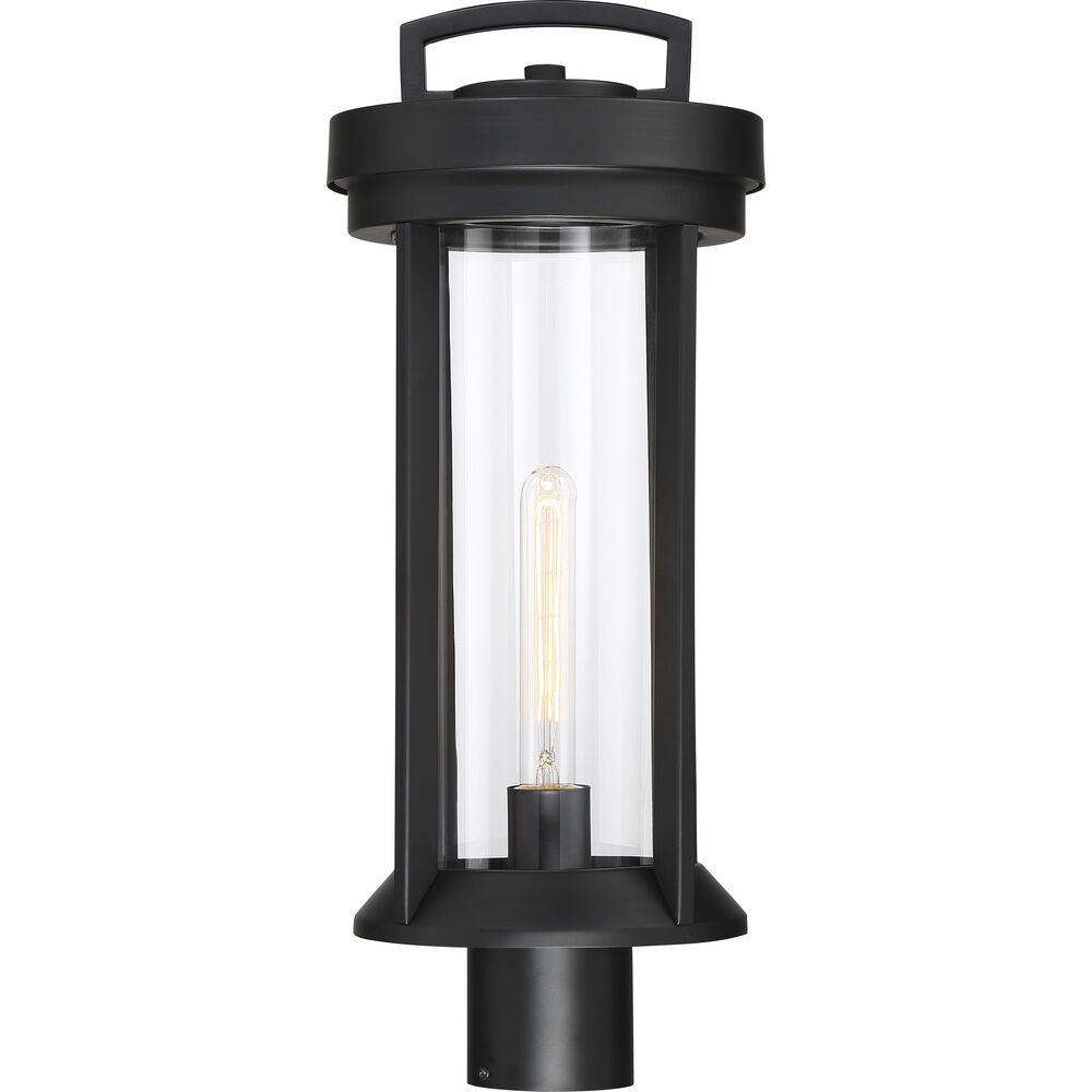 Nuvo Lighting Huron 1 Light 21 Inch Aged Bronze And Glass Outdoor Post Lantern