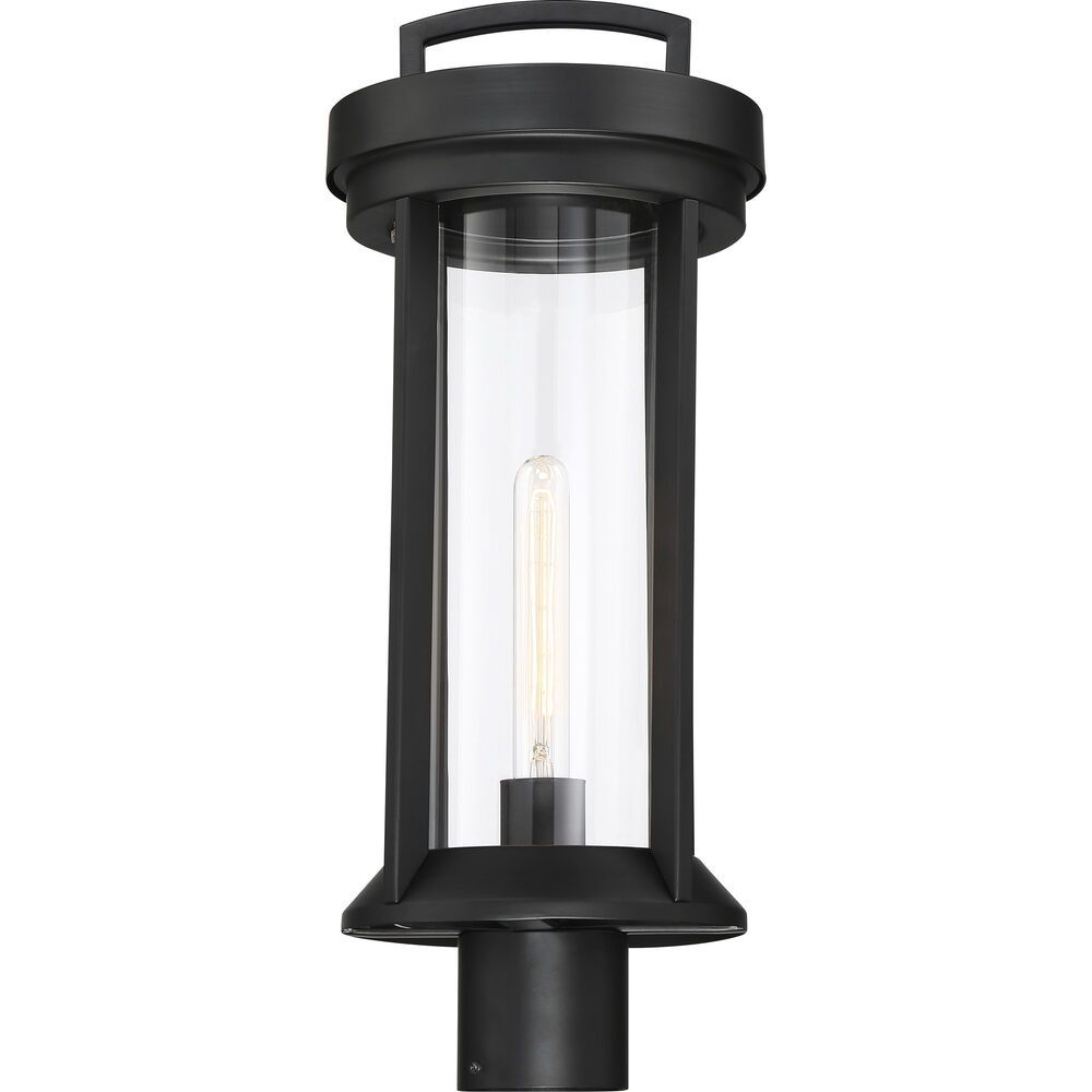 Nuvo Lighting Huron 1 Light 21 Inch Aged Bronze And Glass Outdoor Post Lantern