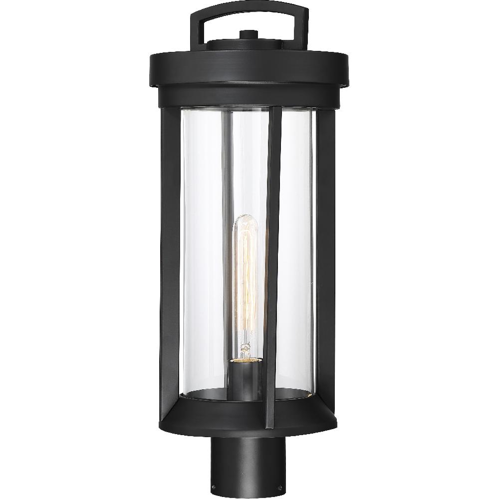nuvo lighting Huron 1 Light 21 inch Aged Bronze and Glass Outdoor Post Lantern