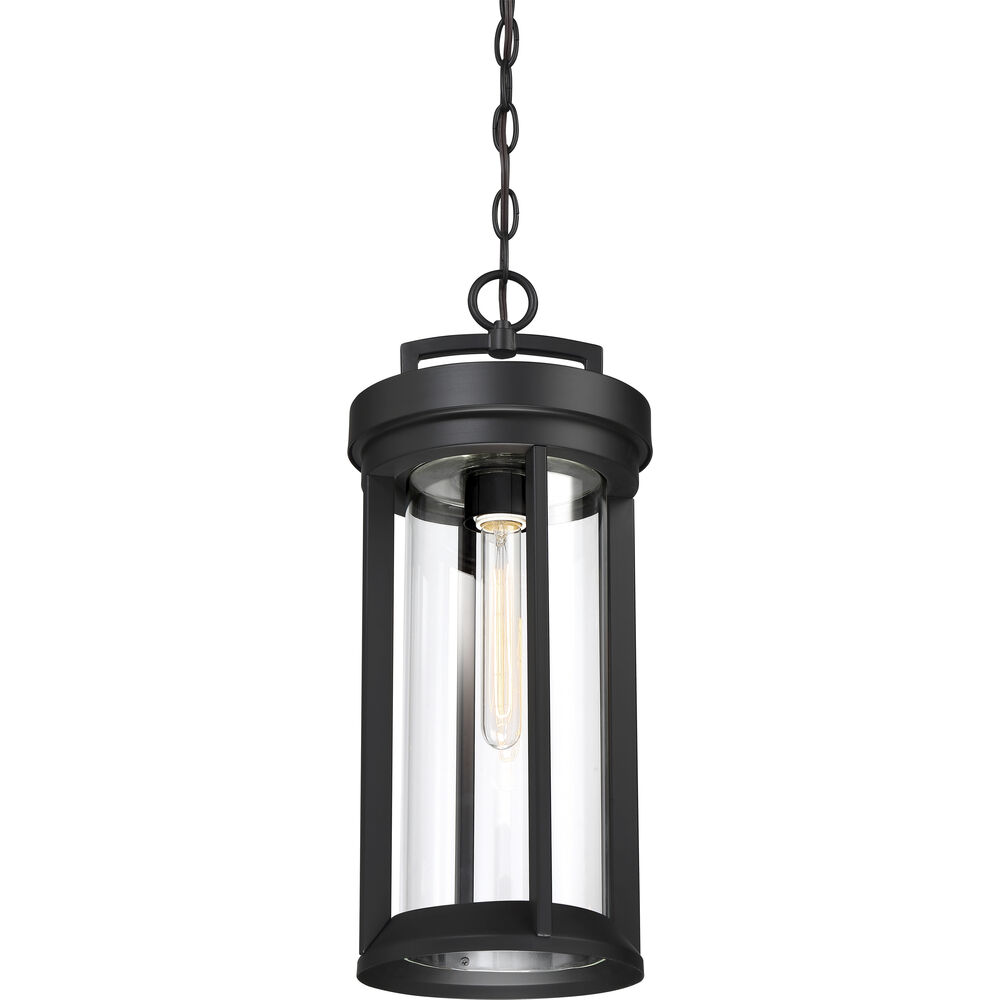 Nuvo Lighting Huron 1 Light 8 Inch Aged Bronze And Clear Outdoor Hanging Lantern