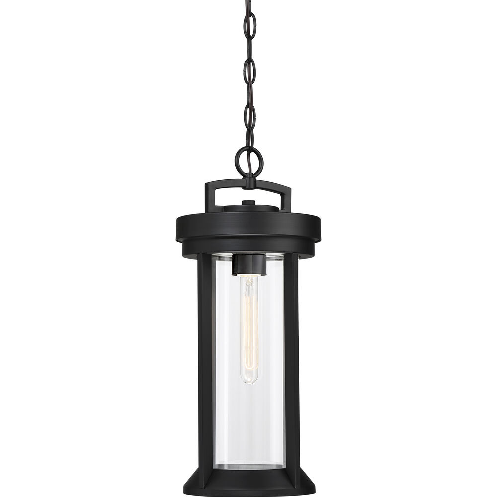 Nuvo Lighting Huron 1 Light 8 Inch Aged Bronze And Clear Outdoor Hanging Lantern