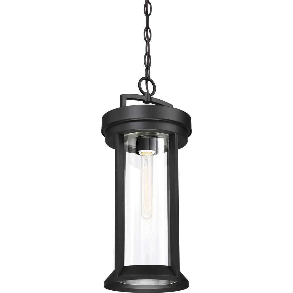 Nuvo Lighting Huron 1 Light 8 Inch Aged Bronze And Clear Outdoor Hanging Lantern